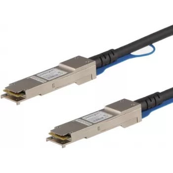 StarTech.com 3m QSFP-H40G-CU3M suderinamas QSFP+ tiesioginio prijungimo varinis kabelis - 40G QSFP+ pasyvus dvigyslis kabelis - SFF-8436 - juoda