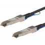 StarTech.com 3m QSFP-H40G-CU3M suderinamas QSFP+ tiesioginio prijungimo varinis kabelis - 40G QSFP+ pasyvus dvigyslis kabelis - SFF-8436 - juoda