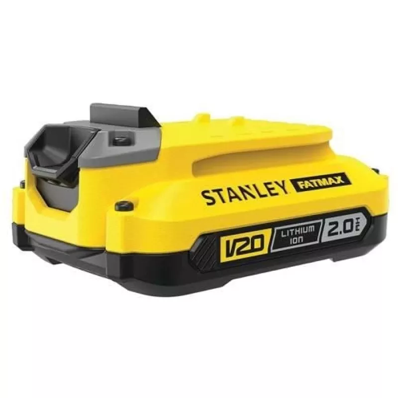 Stanley SFMCB202-XJ FATMAX V20 18V 2.0Ah Li-Ion akumuliatoriaus ir įkroviklio rinkinys