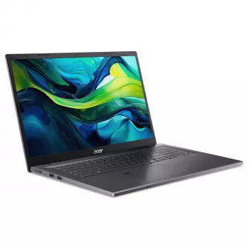 Acer Aspire 17 A17-51M-70UX nešiojamas kompiuteris - Intel Core 7 150U, 16GB RAM, 512GB SSD, 17,3 inch Full HD ekranas, Windows 11 Home, pilka
