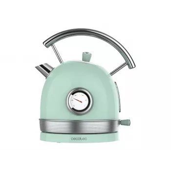 Cecotec Kettle ThermoSense 420 Vintage 2200 W Electric 1.8 L Stainless Steel 360° Rotational Base Light Green