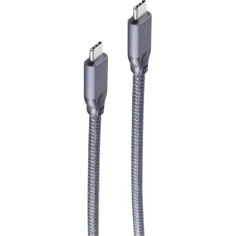 ShiverPeaks USB-C į USB-C laidas, USB 3.2 Gen 2, 4,0 m, juodas