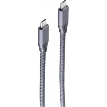 ShiverPeaks USB-C į USB-C laidas, USB 3.2 Gen 2, 5,0 m, juodas