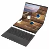 ASUS Zenbook Duo UX8407AA-SN469X Copilot+ PC nešiojamas kompiuteris, 14 colių 3K OLED jutiklinis 144Hz, Intel Core Ultra 9 386H, 32GB LPDDR5x, 1TB SSD, Windows 11 Pro, vokiška QWERTZ klaviatūra