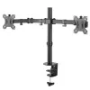 Maclean MC-884 Vieno monitoriaus stalinis laikiklis 17-32 inch ekranams, juodas, dujinė spyruoklė, USB 3.0