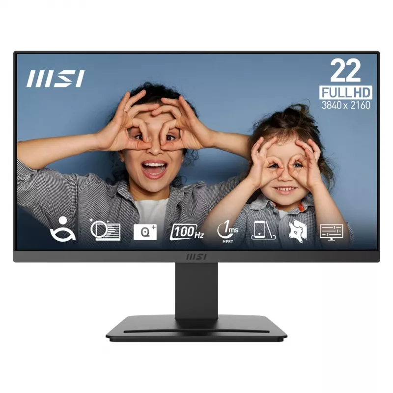 MSI PRO MP223 E2 21.45 inch VA Full HD 100Hz Monitor Black