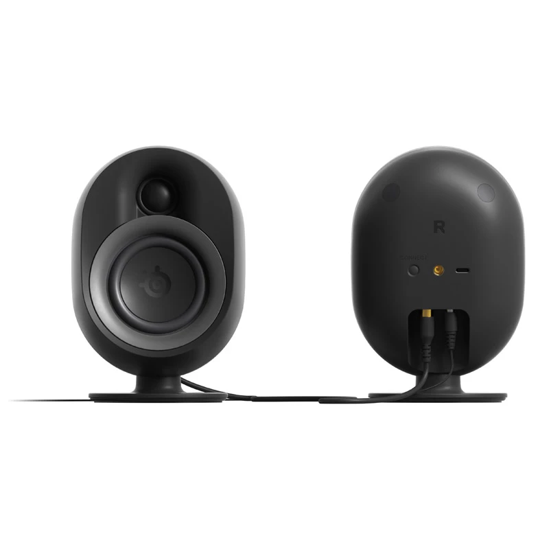 SteelSeries Arena 9 5.1 kanalų garsiakalbių sistema su belaidžiu žemųjų dažnių garsiakalbiu, Bluetooth 5.0, RGB apšvietimu, juoda