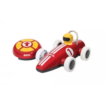 BRIO RC Rennwagen su nuotolinio valdymo pultu, raudona/balta
