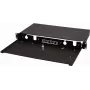 LogiLink FB0001B 19 inch 1U ištraukiama optinė skirstomoji dėžė, tuščias korpusas, juoda