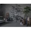 Topeak Dual-Touch Floor-to-Ceiling Bike Stand for 2 Bikes, Black/Silver