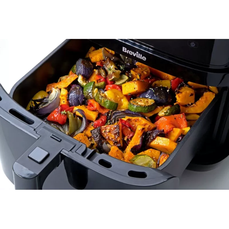 Breville VDF133X Oil-Free Steam Fryer, 7L, 1700W, Black/Silver