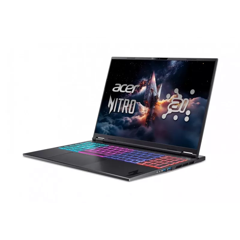 Acer Nitro 16S AI žaidimų nešiojamas kompiuteris - AMD Ryzen AI 7 350, 16GB DDR5, 1TB SSD, RTX 5070 Ti, 16 inch QHD 165Hz, Windows 11 Home