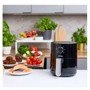 MPM MFR-12 Oro gruzdintuvė 1500W 3.2L Juoda