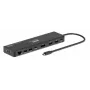 PORT Designs USB-C Docking Station 4K Pro V2, 100W PD, Juoda