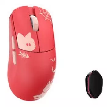 WL MOUSE WLMouse YING Magnesium Wireless Gaming Mouse, PAW3950HS, 8K Polling, OMRON Optical Switches - Red