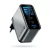 EVERACTIVE SC-670Q GaN 67W USB-C įkroviklis su 2x USB-C ir 1x USB-A, Quick Charge 4+, PD 3.0, juodas