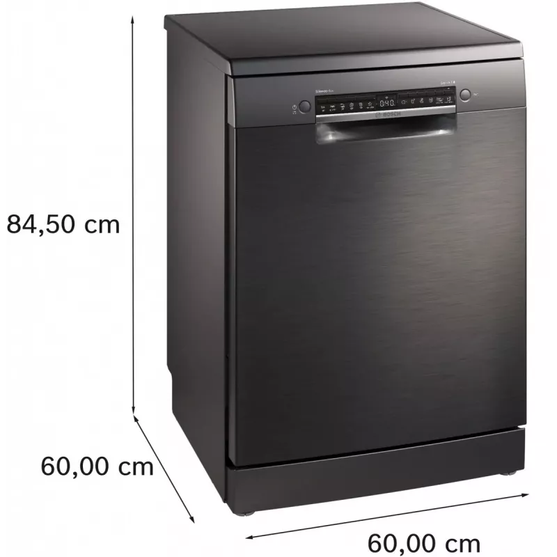Bosch SMS4ENC06E Laisvai pastatoma indaplovė, 13 komplektų, 44 dB, sidabrinė Inox
