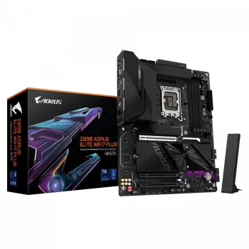 GIGABYTE Z890 AORUS ELITE WIFI7 PLUS pagrindinė plokštė LGA1851 DDR5 ATX
