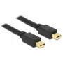 Delock DisplayPort kabelis - Mini DisplayPort (M) į DisplayPort (M) - 2 m - Juoda