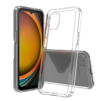 SCREENOR Bumper Case, skirta Samsung Galaxy XCover 7 Pro, permatomas TPU smūgius sugeriantis dangtelis