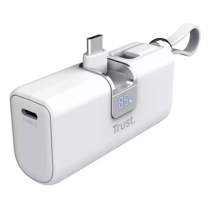Trust Pacto 5000 mAh White Power Bank