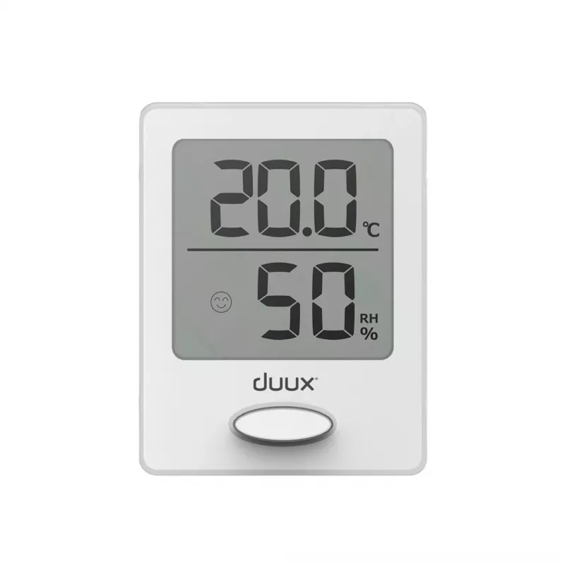 Duux Sense Higrometras + Termometras Baltas LCD Ekranas