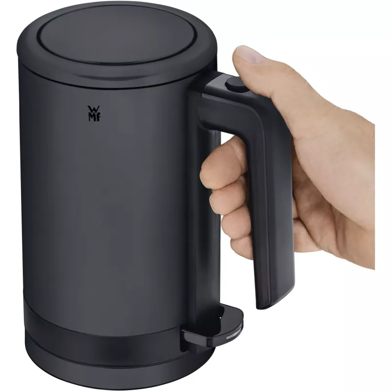 WMF KÜCHENminis Elektrinis virdulys 0,8 L, 1800 W, Nerūdijantis plienas, Juodas