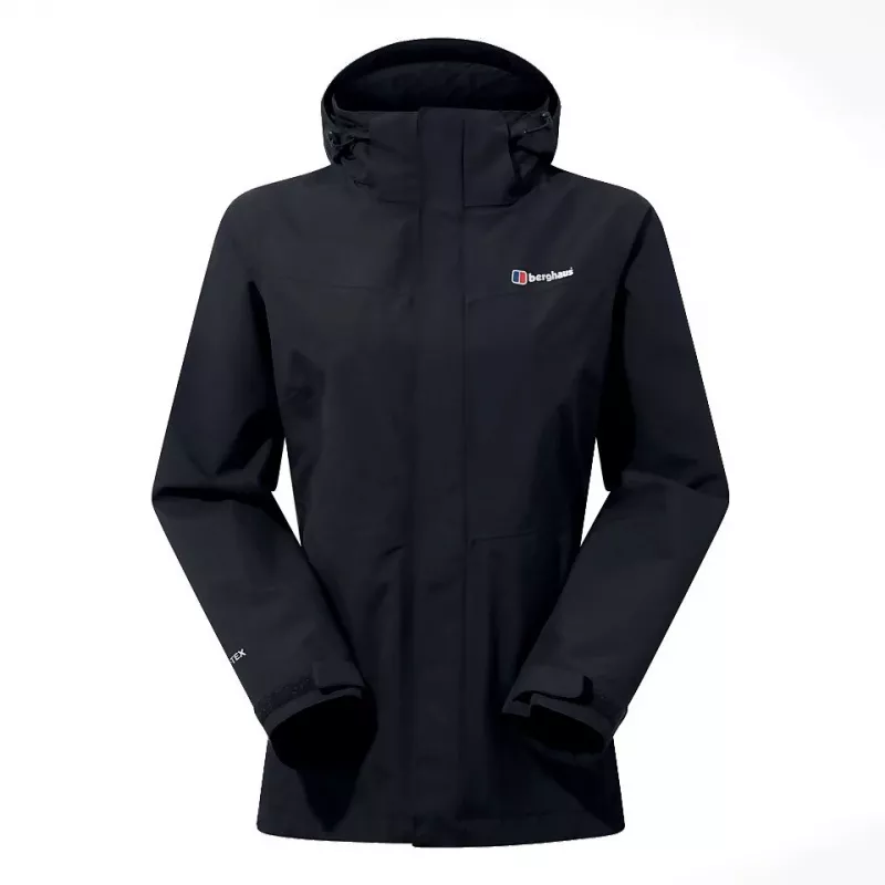 Berghaus Hillwalker Gore-Tex InterActive Jacket - Moteriška striukė, dydis M (juoda)