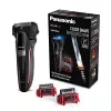 Panasonic ES-LL41-K503 šlapias ir sausas elektrinis skustuvas, 3 peiliukų folija, ličio jonų, 50 min veikimo laikas, juodas