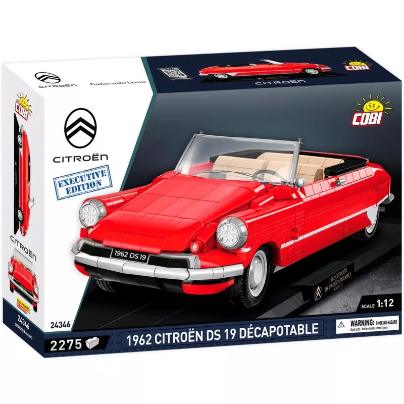 COBI 1962 Citroen DS 19 Convertible Executive Edition Construction Blocks (227 Pieces)