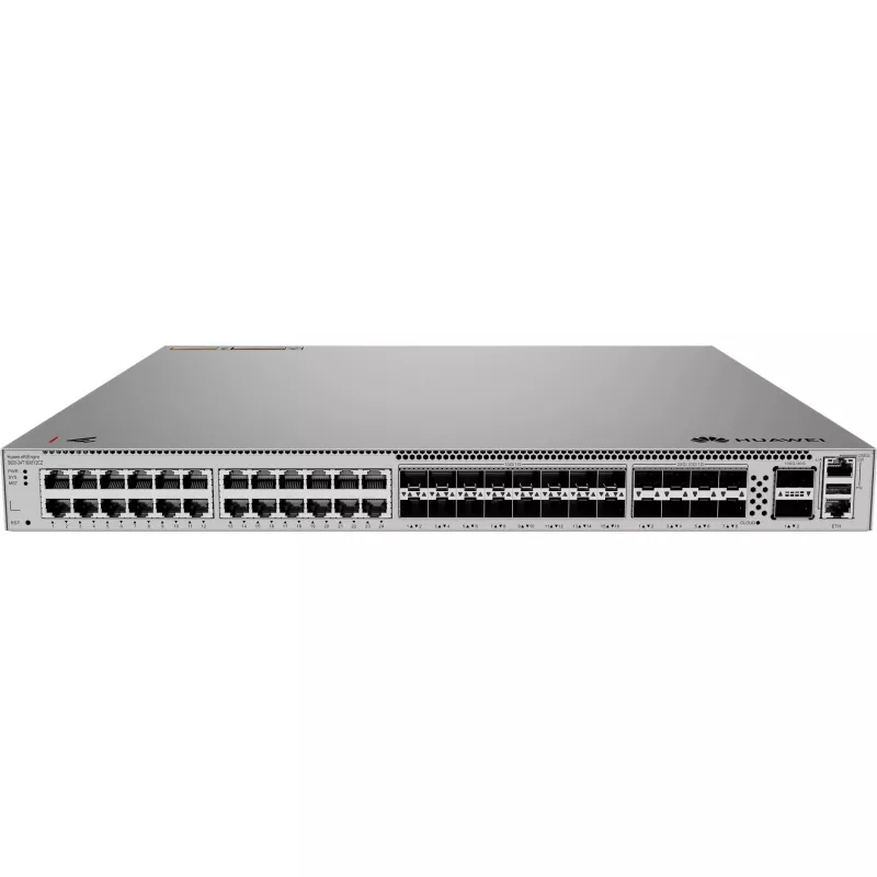 Huawei S620-24T16X8Y2CZ valdomas L3 jungiklis - 24x Gigabit + 16x 10G SFP+ + 8x 25G SFP28 + 2x 100G QSFP28, montuojamas į stelažą