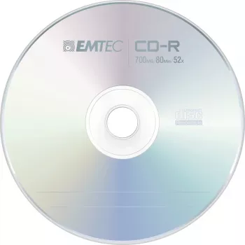 EMTEC Vinyl Look CD-R 700MB 80min 52x 10-Pack Spindle