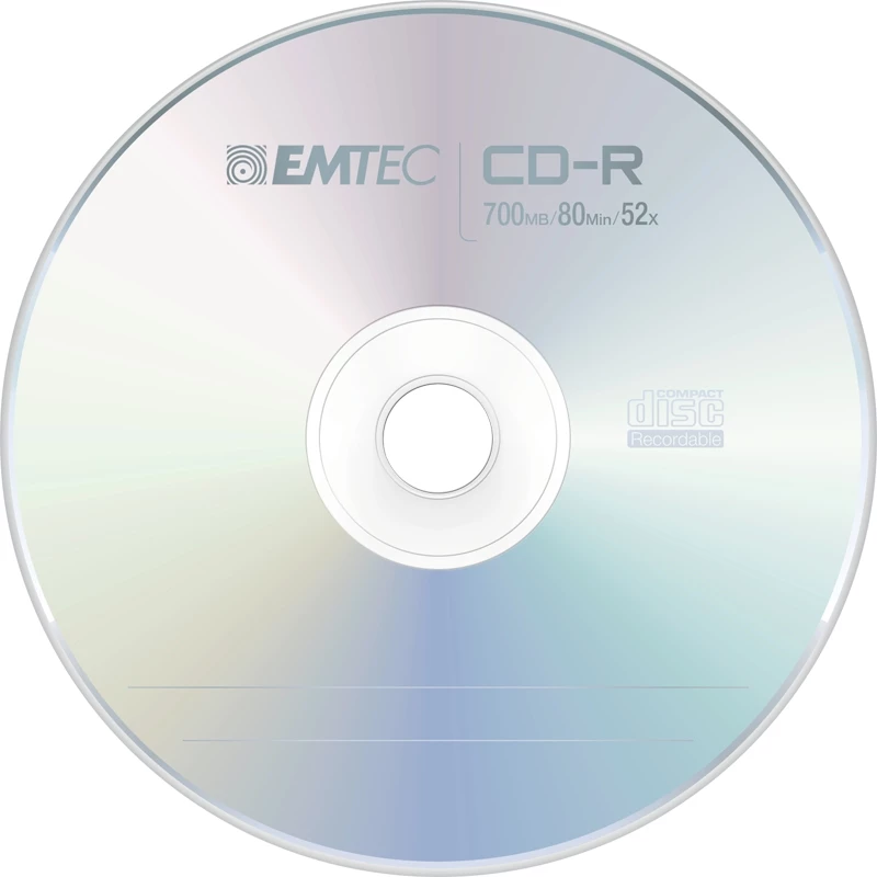 EMTEC Vinyl Look CD-R 700MB 80min 52x 10-Pack Spindle