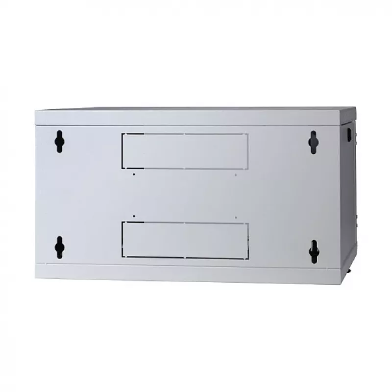 EFB Elektronik 1-dalis tinklo spinta, montuojama ant sienos, šviesiai pilka RAL 7035, 9U, 19 colių