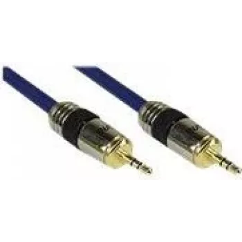 INLINE Kindermann Audio Cable - Stereo Mini-Jack Male to Stereo Mini-Jack Male - 5 m - Shielded (K-99955P)