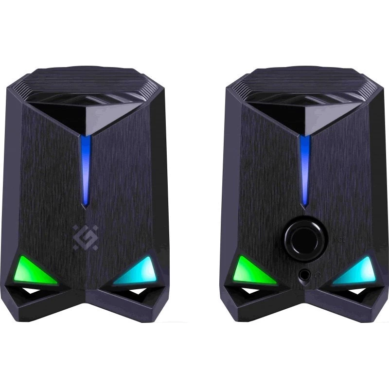 Defender Rocket 2.0 PC garsiakalbiai 6W LED USB juodi