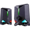Defender Rocket 2.0 PC garsiakalbiai 6W LED USB juodi
