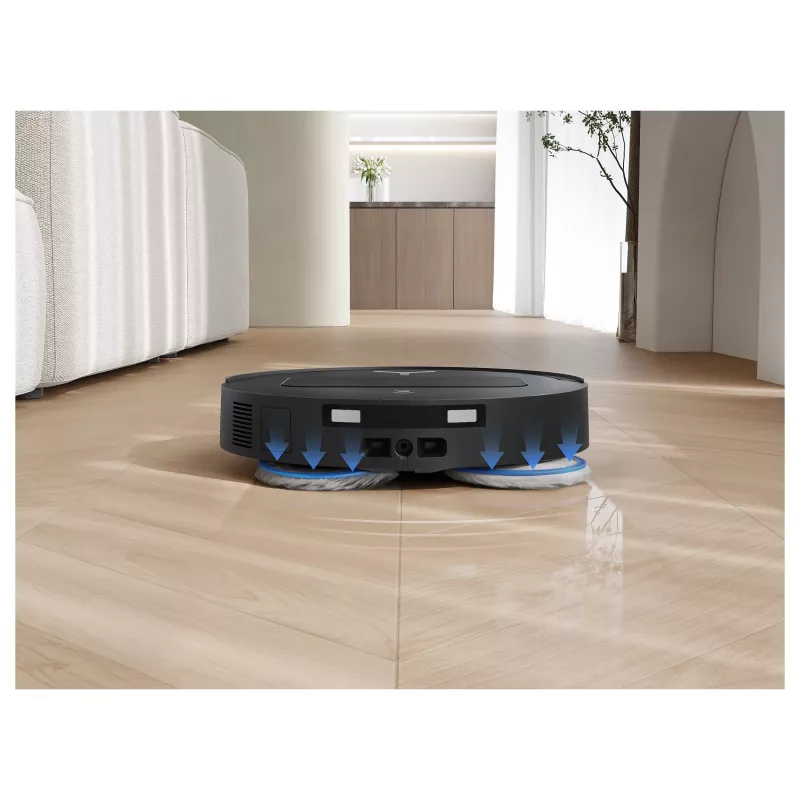 ECOVACS DEEBOT T50 OMNI Gen3 Robot Dulkių Siurblys ir Šluostė, Juoda, 8000 Pa Siurbimas, Automatinio Ištuštinimo Stotelė