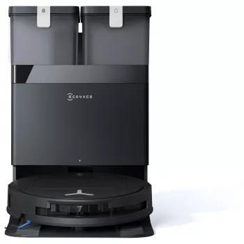 ECOVACS DEEBOT T50 OMNI Gen3 Robot Dulkių Siurblys ir Šluostė, Juoda, 8000 Pa Siurbimas, Automatinio Ištuštinimo Stotelė