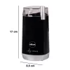 ELDOM MK40 Kavos Malūnėlis Juodas 150W Peiliukų Malūnėlis