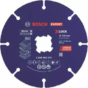 Bosch EXPERT Multi Material 2608902375 Carbido pjovimo diskas 125x1,6x22,23 mm, 1 vnt.
