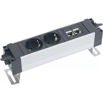 Bachmann tvirtinimo rinkinys prailginimo laidui - juodas - 2 laikikliai
