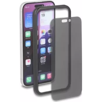 Delock grūdinto stiklo privatumo ekrano apsauga, skirta Apple iPhone 17 Pro, anti-šnipas 4 krypčių, su montavimo pagalba (81646)