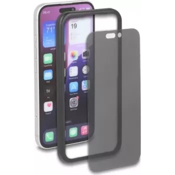 Delock privatumo ekrano apsauga, skirta iPhone 16, grūdintas stiklas, apsauga nuo šnipinėjimo 2 krypčių, su montavimo pagalba (81654)