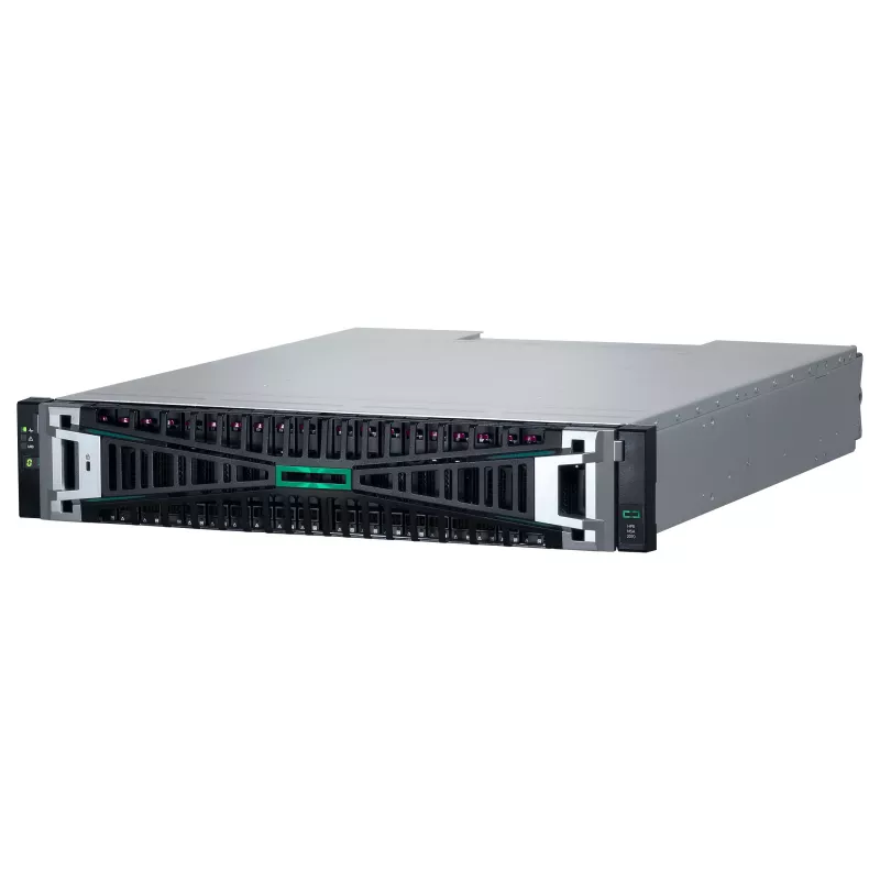 HPE MSA 2070 SFF 2x10/25GbE iSCSI 4-port Cntrl 12x3.84TB SSD 4x25Gb iSCSI XCVR 46TB Storage Array