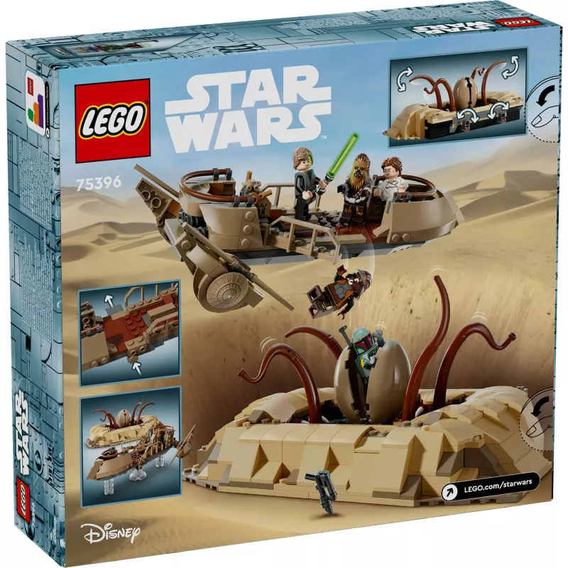 LEGO Star Wars 75396 Desert Skiff & Sarlacc Pit