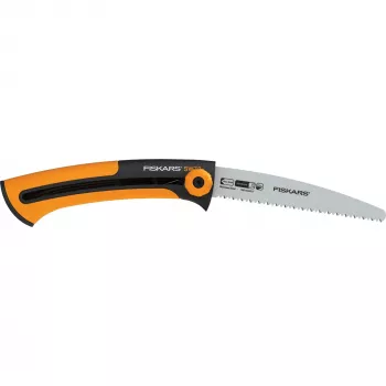 Fiskars Xtract SW72 ištraukiamas rankinis pjūklas sausai medienai, 160 mm ašmenys, juoda/oranžinė