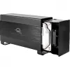 OWC Mercury Elite Pro Dual - Išorinis RAID korpusas - 2 lizdai - 2,5/3,5 colio - SATA I/II/III - USB 3.1 Gen 1 ir eSATA - Aliuminis - Juodas