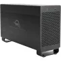 OWC Mercury Elite Pro Dual - Išorinis RAID korpusas - 2 lizdai - 2,5/3,5 colio - SATA I/II/III - USB 3.1 Gen 1 ir eSATA - Aliuminis - Juodas