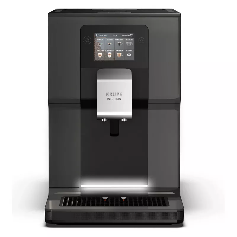 KRUPS Intuition Preference EA872B10 pilnai automatinė kavos aparatas su kapučino gamintoju, 15 bar, juoda